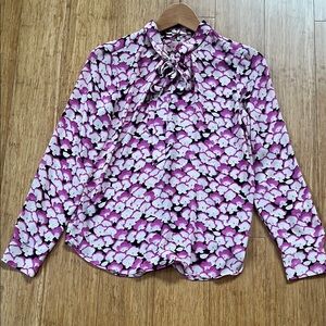Floral Purple Blouse